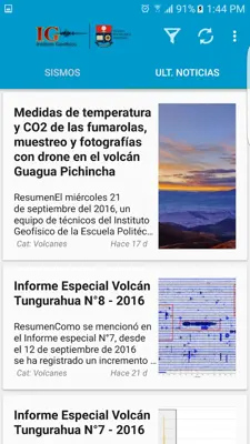 SISMOS ECUADOR android App screenshot 0